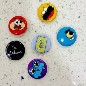 FREE with purchase! 6 Assorted Pins